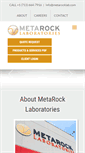 Mobile Screenshot of metarocklab.com